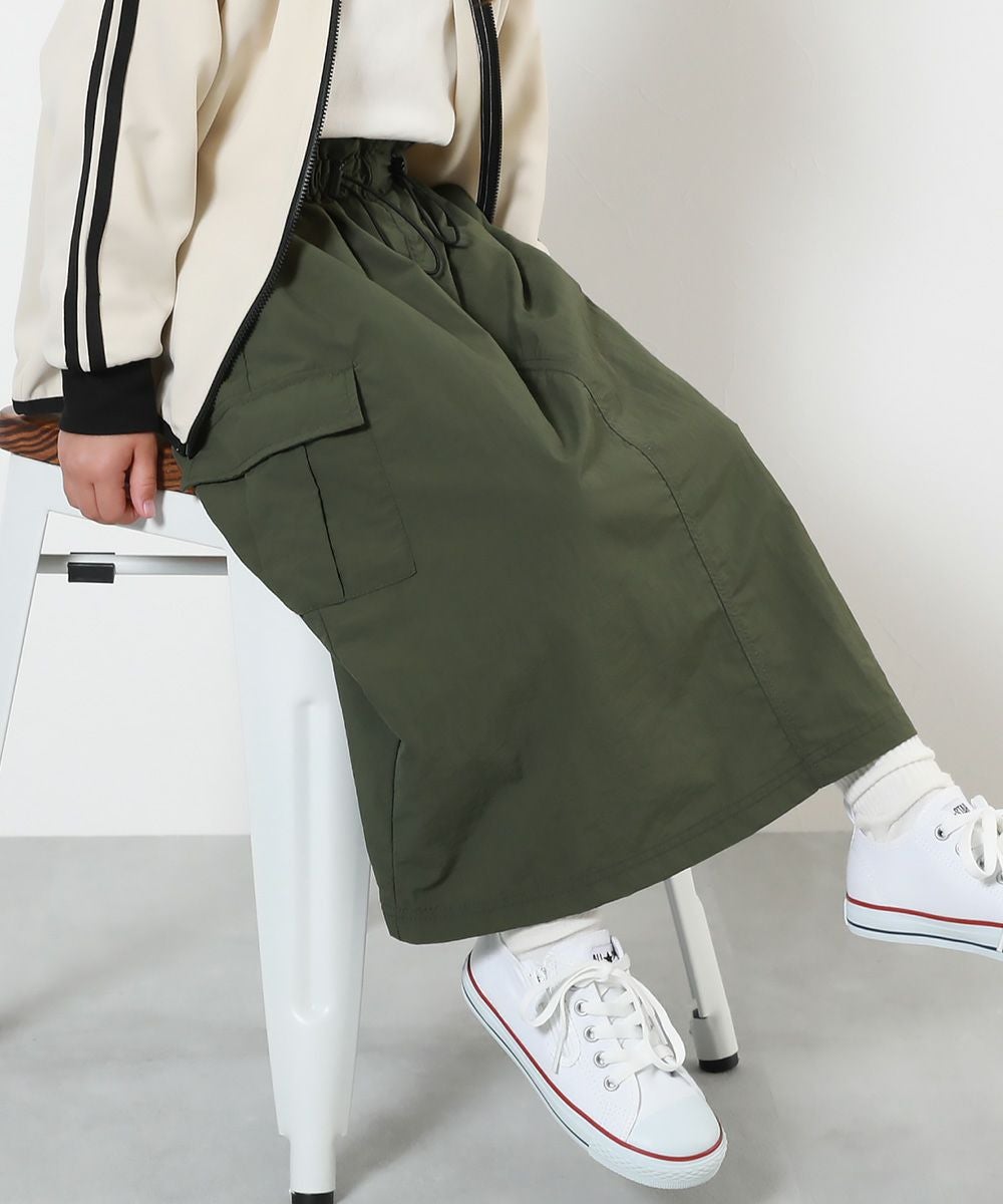 SPECIAL SALE 70%OFF】ナイロン ロング丈 カーゴスカート | 子供服の