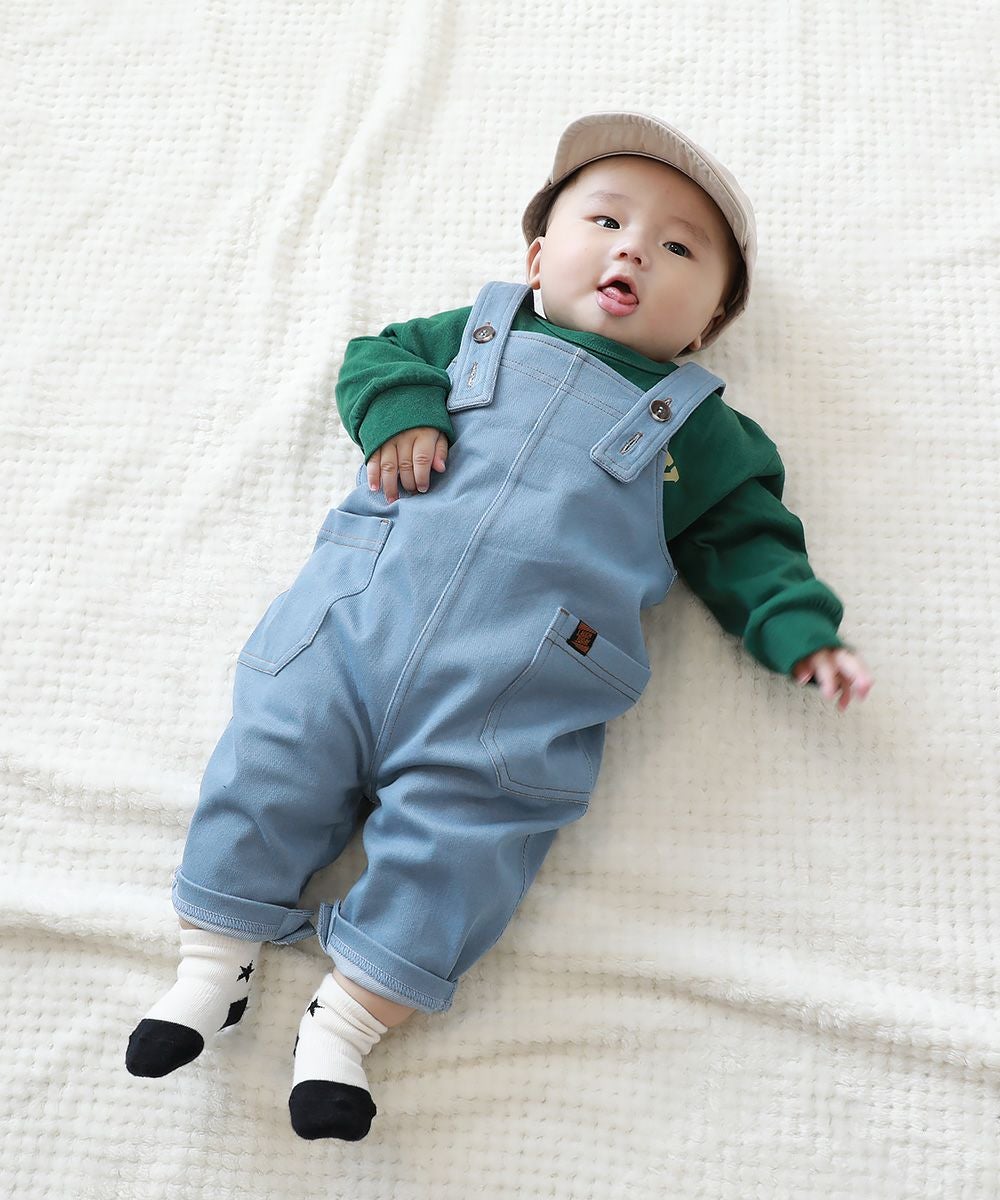 SPECIAL SALE 66%OFF】ベビー カットデニム風 サロペット | 子供服の