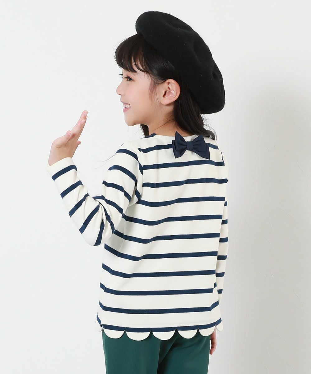 SPECIAL SALE 44%OFF】もちもちストレッチ 裾スカラップ 先染め