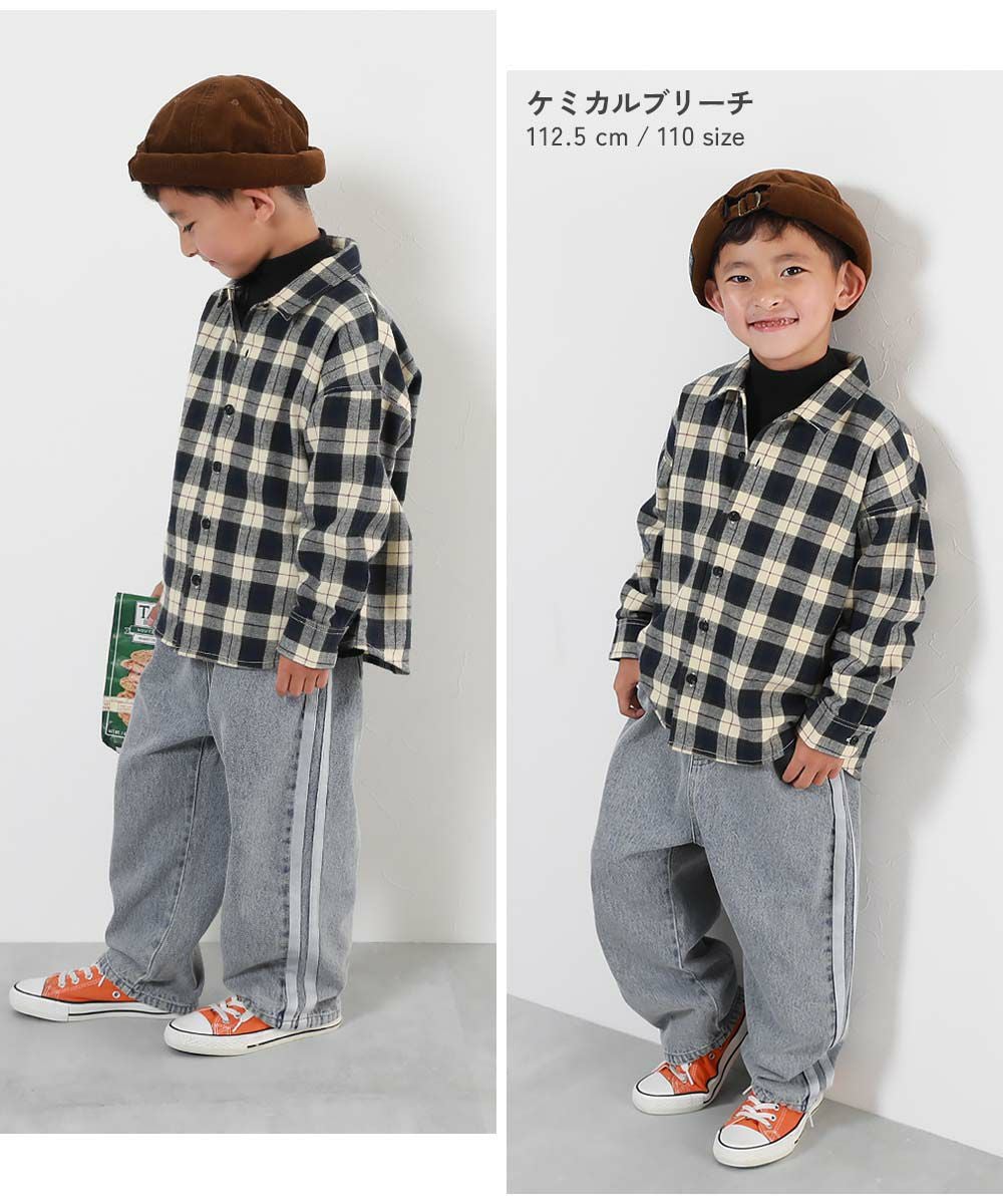 サイドライン デニムパンツ | 子供服の通販 デビロック公式サイト