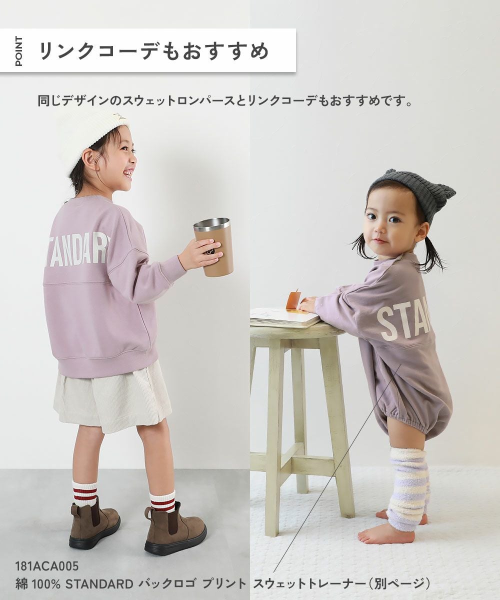 SPECIAL SALE 50%OFF】STANDARD バックロゴ プリント スウェット