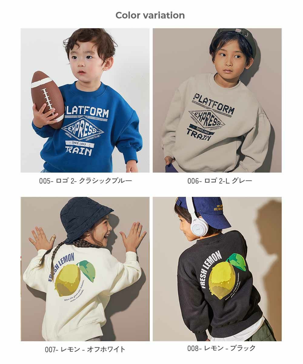 最大56%OFF】デビラボ プリント 裏起毛 BIGシルエットトレーナー