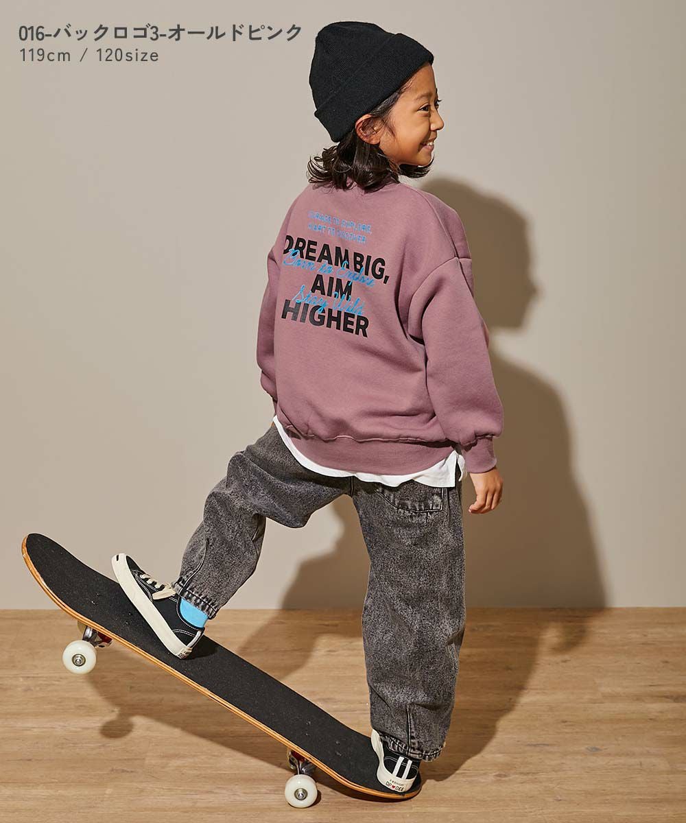 最大56%OFF】デビラボ プリント 裏起毛 BIGシルエットトレーナー