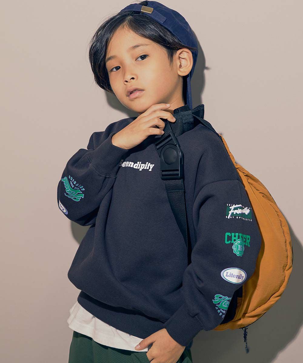 アウトレット SALE 25%OFF/返品不可】デビラボ プリント 裏起毛 BIG アウトレット SALE 25%OFF/返品不可】デビラボ プリント 裏起毛 BIG