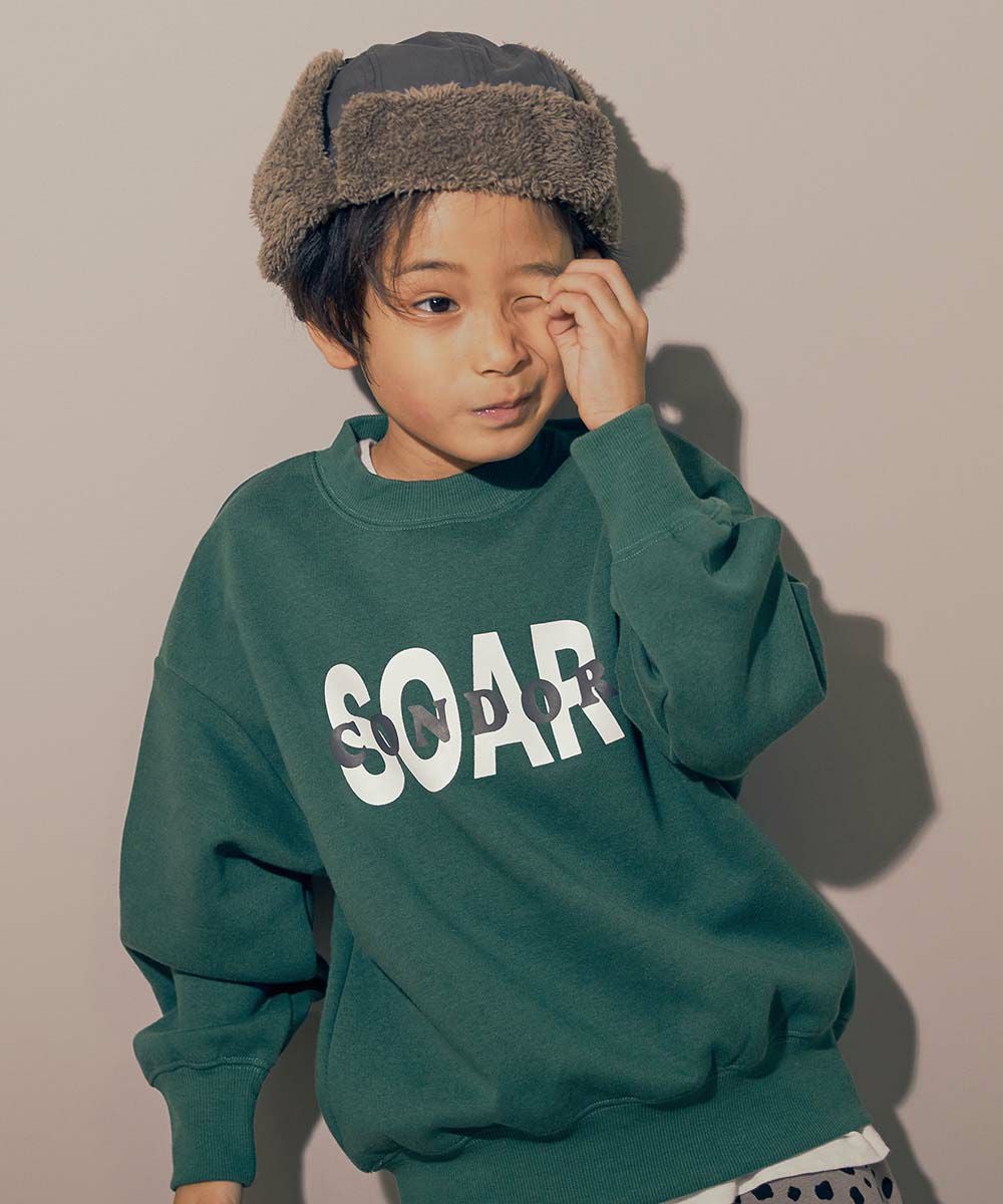 アウトレット SALE 25%OFF/返品不可】デビラボ プリント 裏起毛 BIG