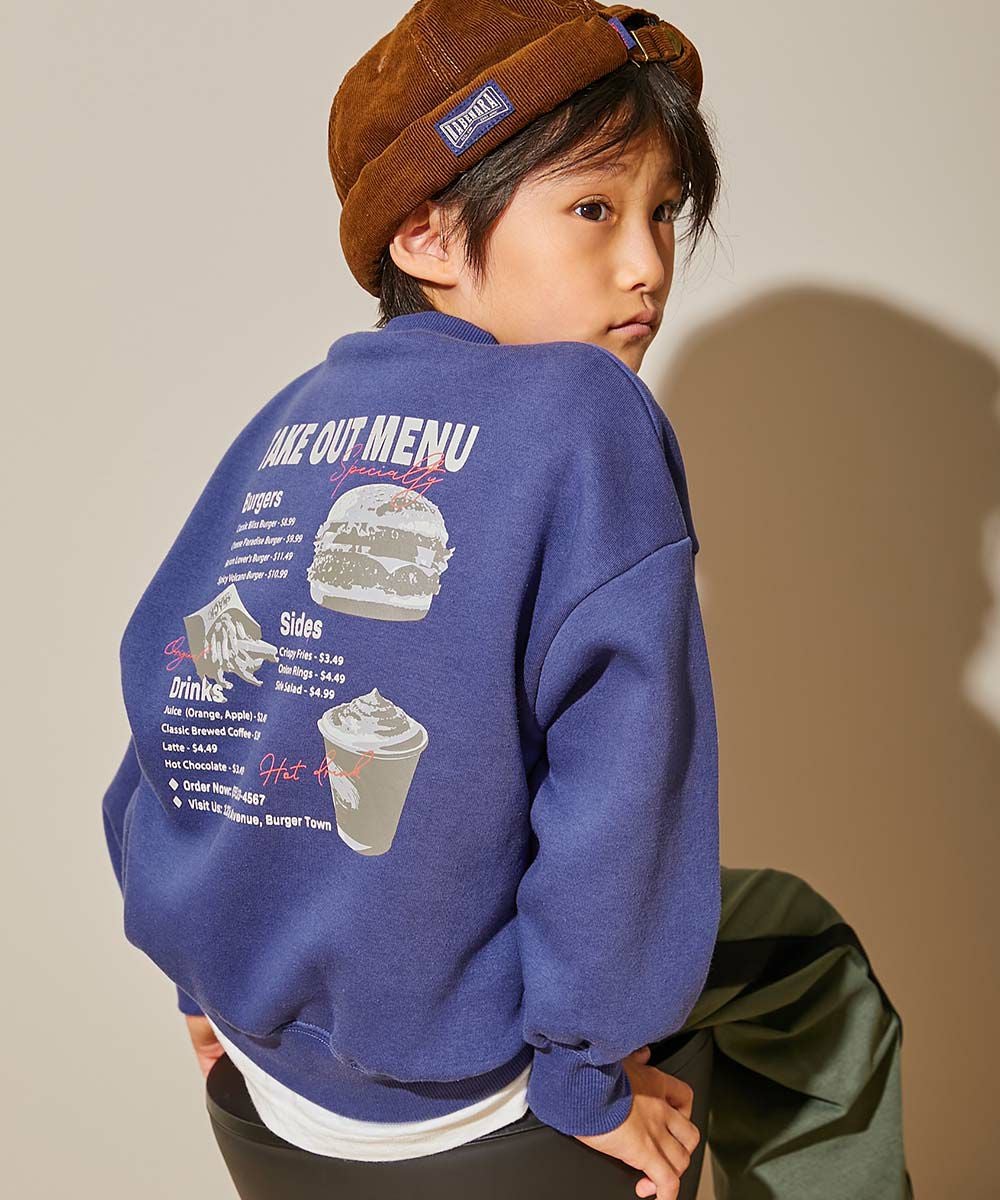 アウトレット SALE 25%OFF/返品不可】デビラボ プリント 裏起毛 BIG