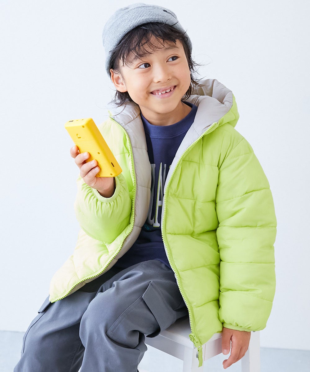 洗える ファイバーダウン リバーシブル ふっくら ジャケット | 子供服