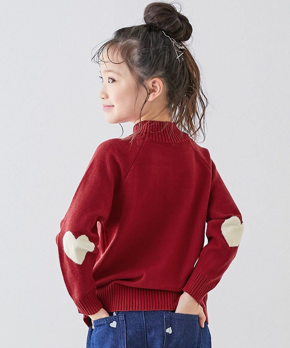 SALE 10%OFF】洗える チクチクしない素肌ニット ハートデザイン