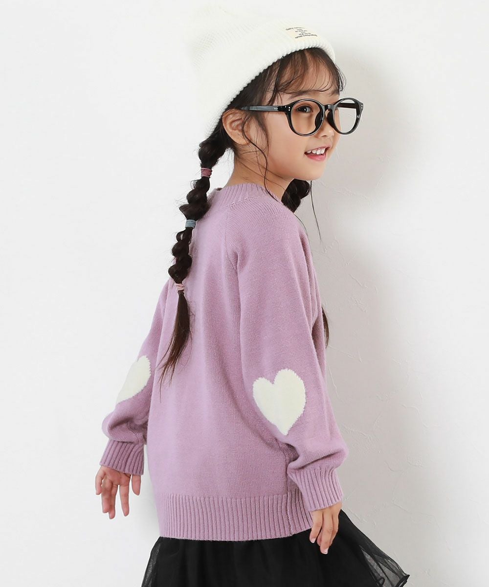 SALE 10%OFF】洗える チクチクしない素肌ニット ハートデザイン
