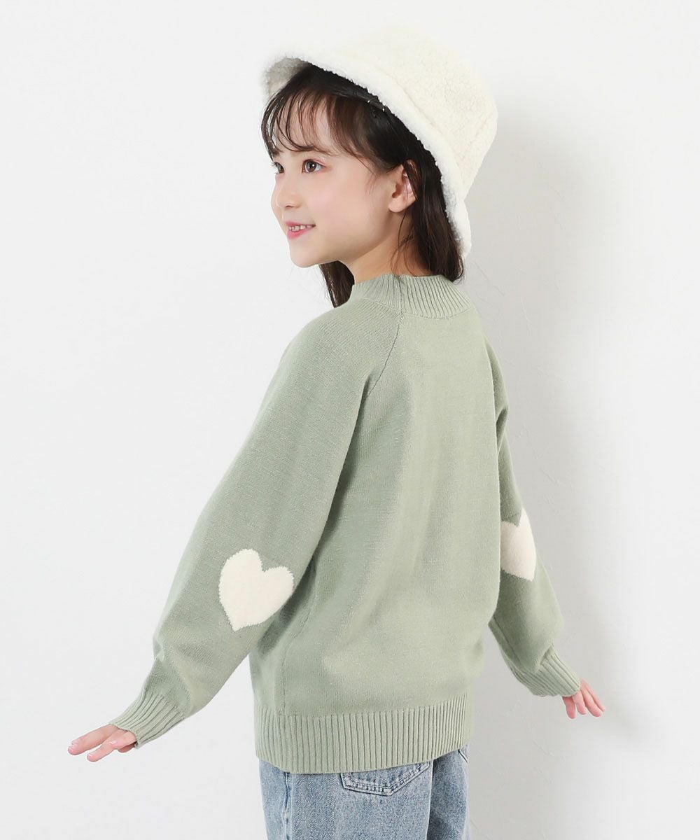 最大50%OFF】洗える チクチクしない素肌ニット ハートデザイン