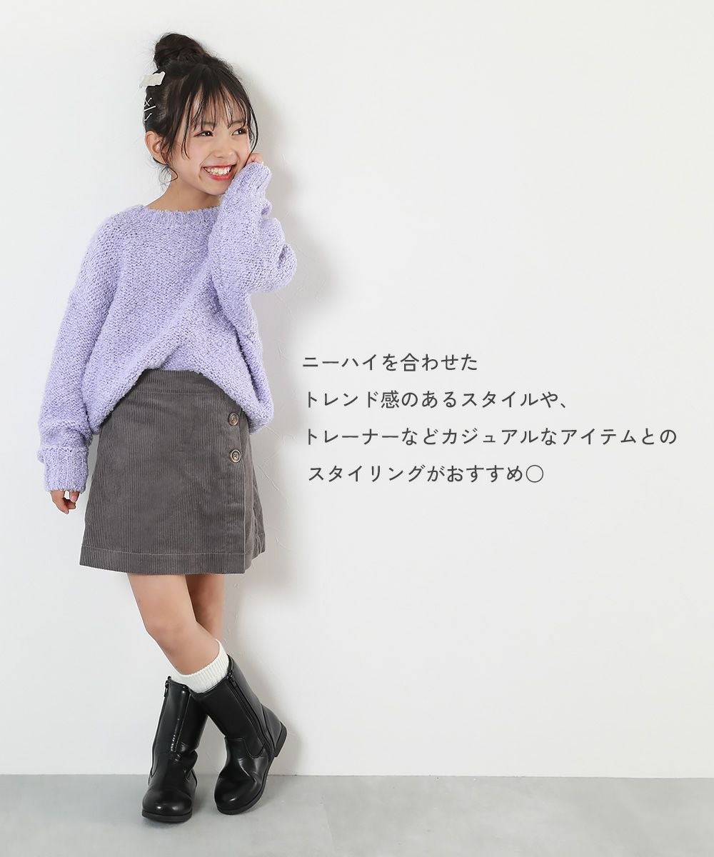 Rin❤︎ 様 BURBERRY 2way. 裏地付きラップスカート150 アウトレット SALE 61%OFF/返品不可】ラップスカート風 コーデュロイ