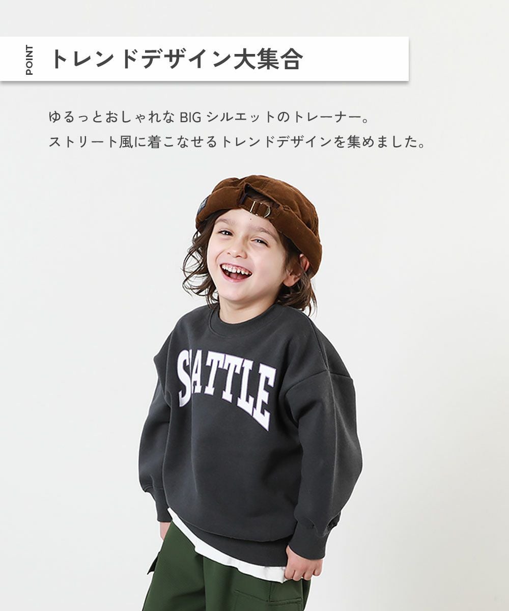 SPECIAL SALE 68%OFF】デビラボ プリント 裏起毛 BIGシルエット