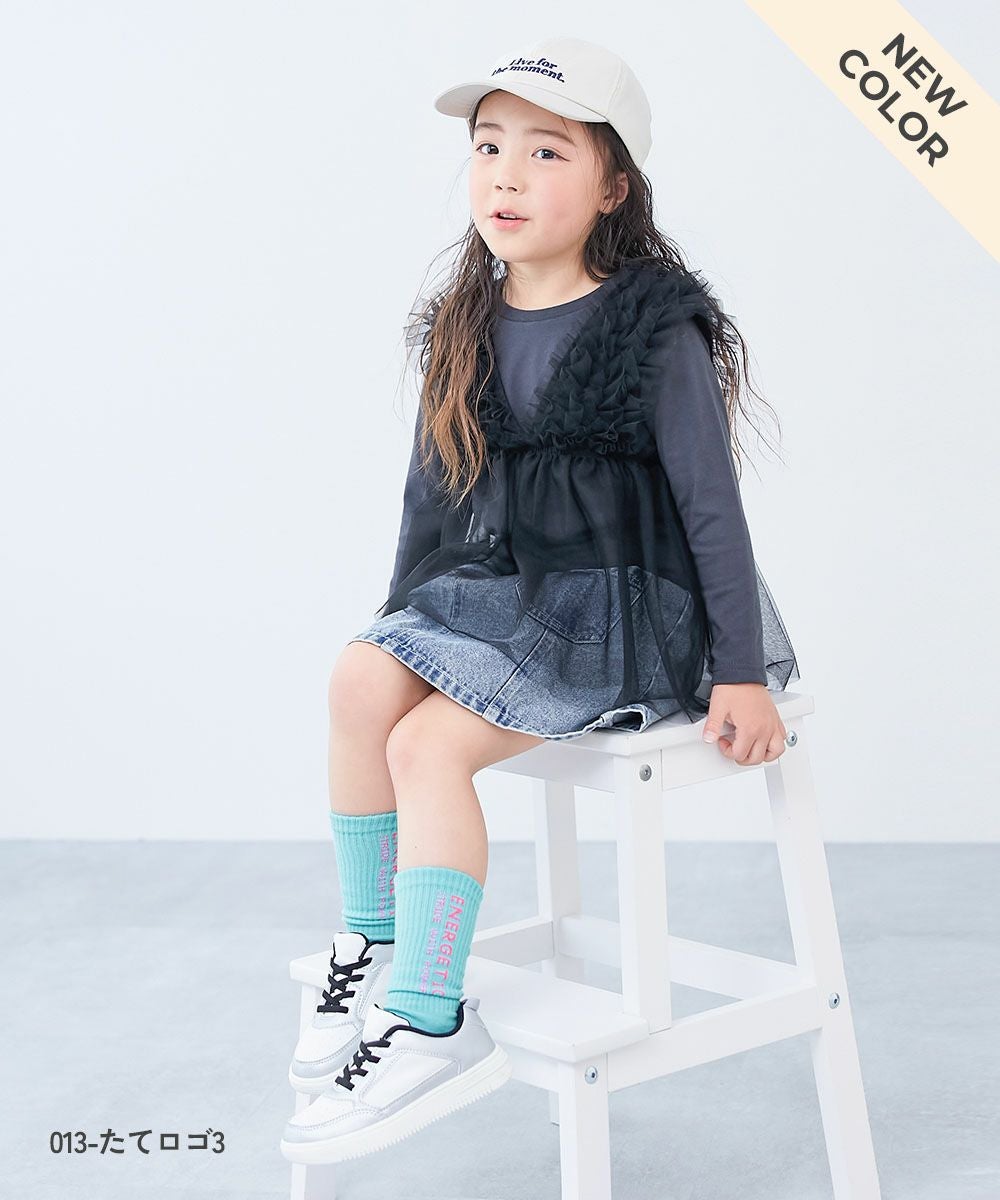 最大18%OFF】親子で使える 3足セット ネオンカラー ロゴソックス