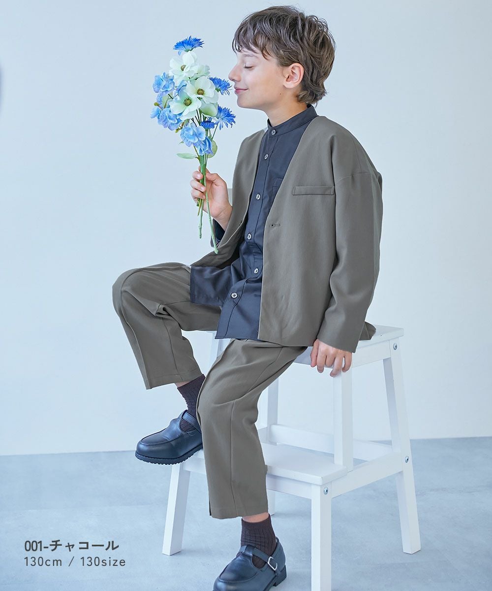 最大21%OFF】フォーマル ノーカラージャケット セットアップ(ロング