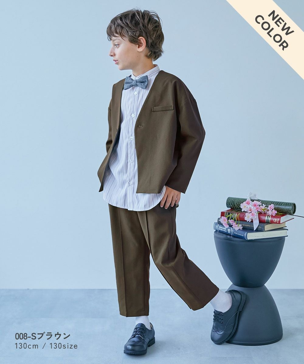 最大14%OFF】フォーマル ノーカラージャケット セットアップ(ロング