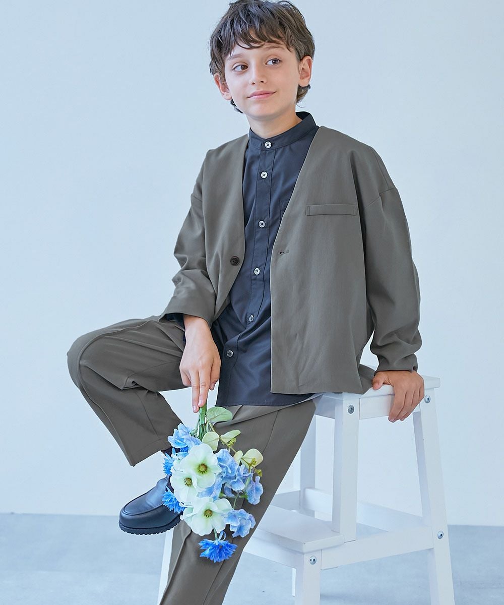 最大14%OFF】フォーマル ノーカラージャケット セットアップ(ロング