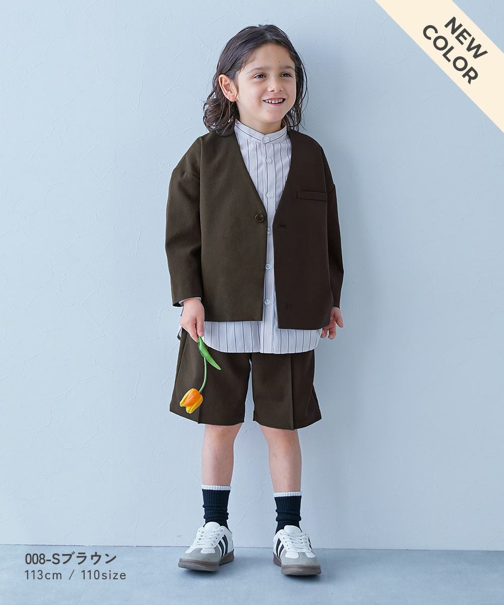 SPECIAL SALE 14%OFF】フォーマル ノーカラージャケット セットアップ