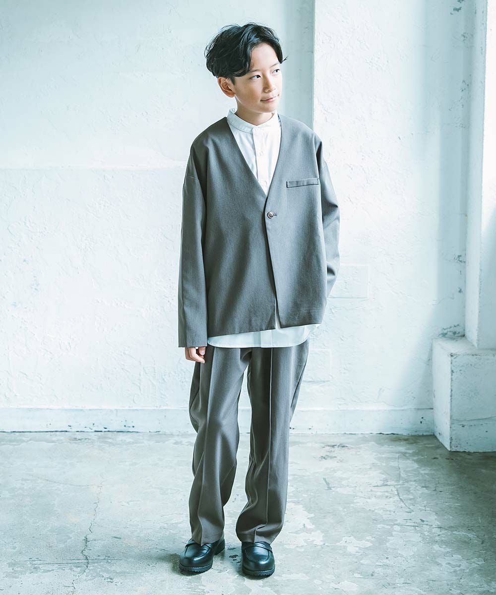 最大18%OFF】【シャツ付き】フォーマル ノーカラージャケット ロング