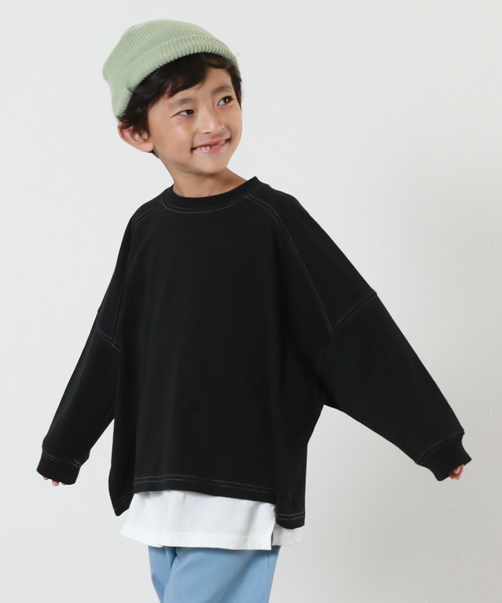 SPECIAL SALE 70%OFF】ステッチ切り替え モモンガ 長袖Tシャツ | 子供