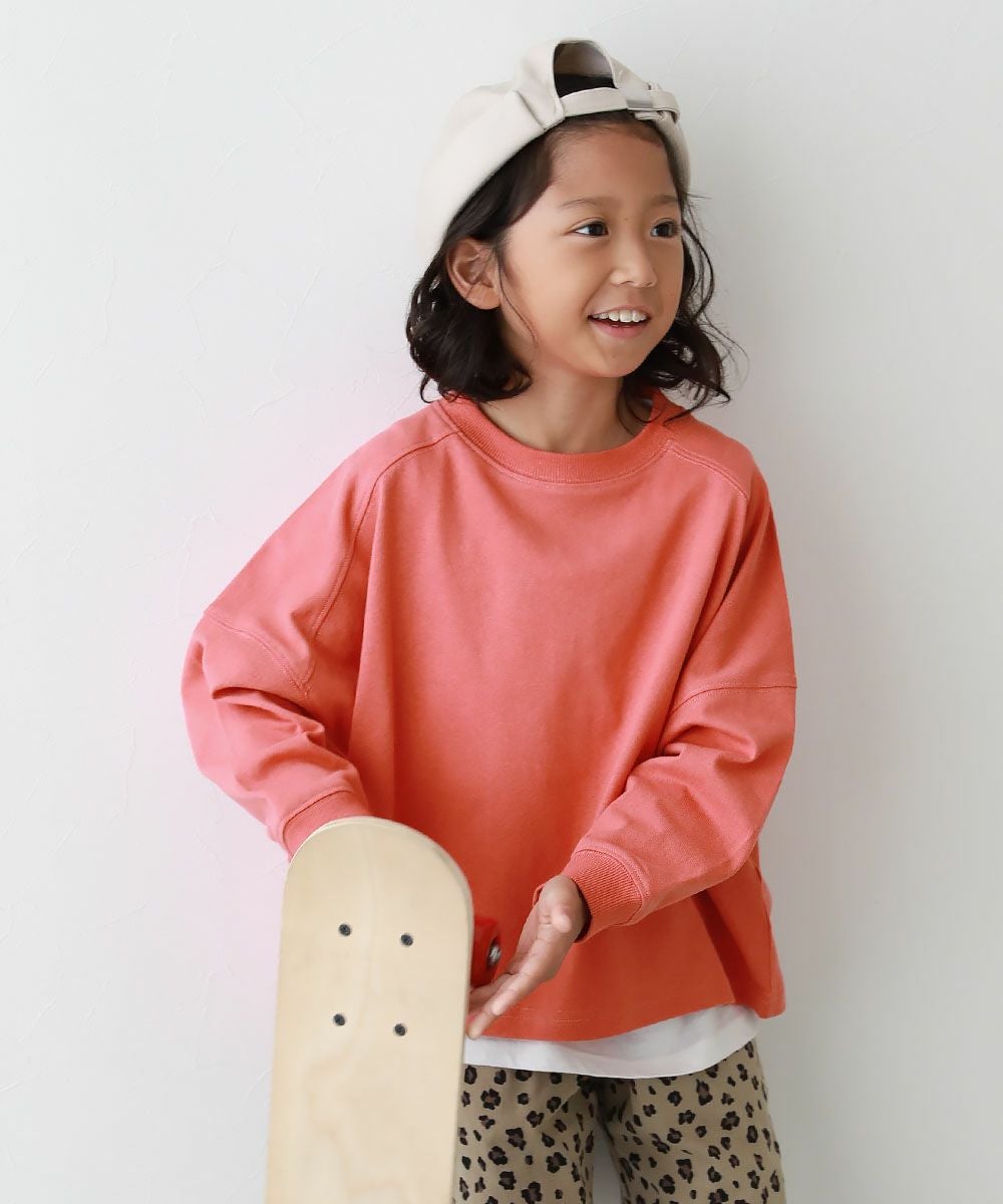 SPECIAL SALE 70%OFF】ステッチ切り替え モモンガ 長袖Tシャツ | 子供
