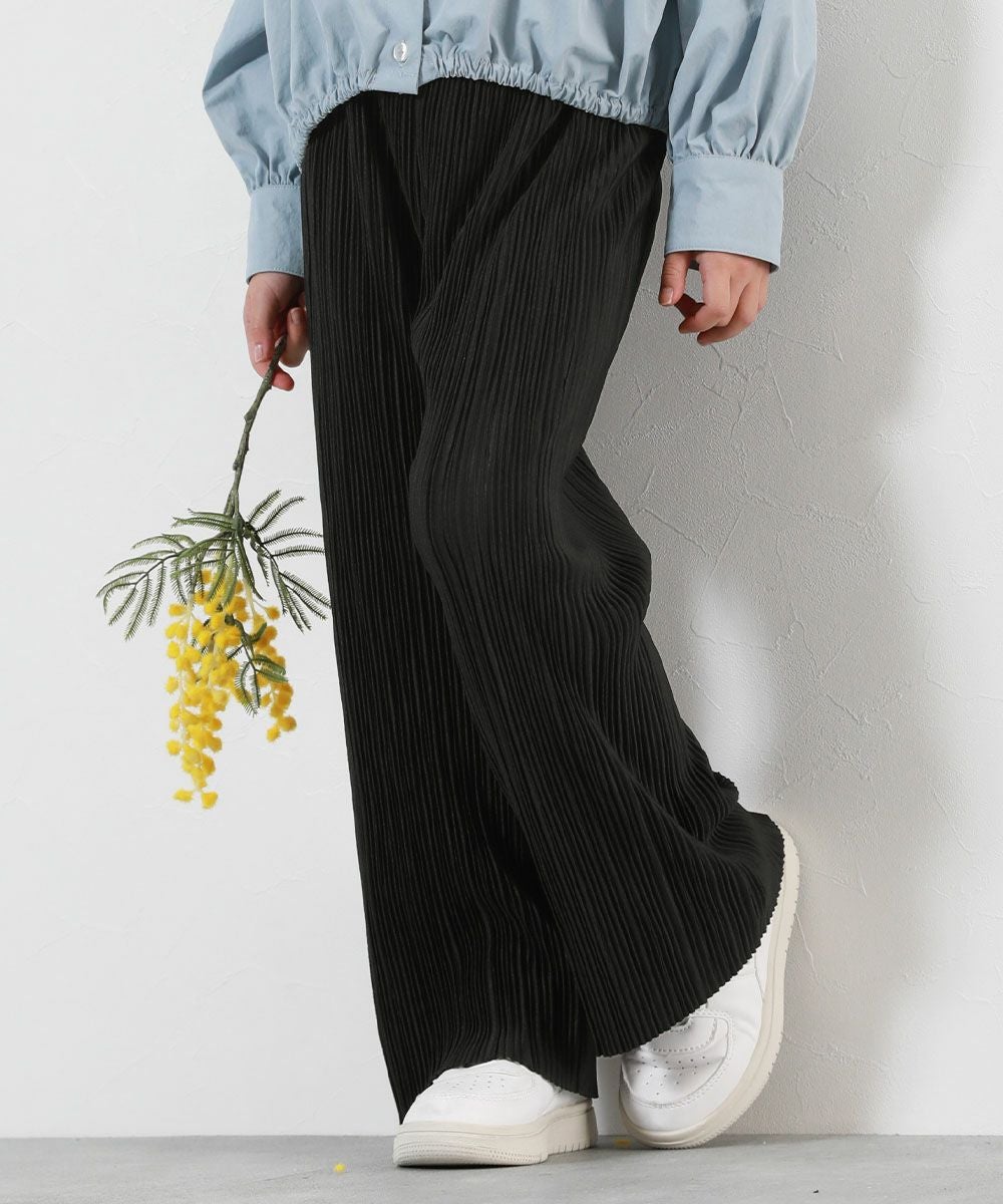 SPECIAL SALE 55%OFF】セルフカット プリーツ ワイドパンツ | 子供服の