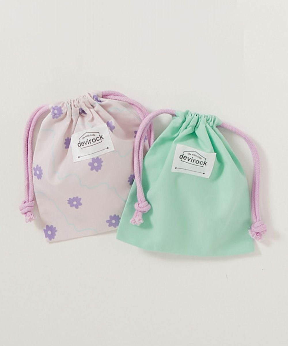 2枚セット 速乾 シワになりにくい バケット型巾着 小サイズ | 子供服の