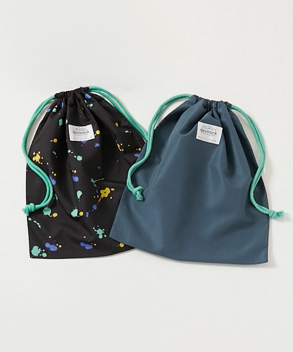 最大7%OFF】2枚セット 速乾 シワになりにくい バケット型巾着 大サイズ