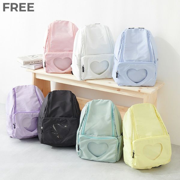 最大14%OFF】ミラー＆クリアポケット ガールズリュック | 子供服の通販