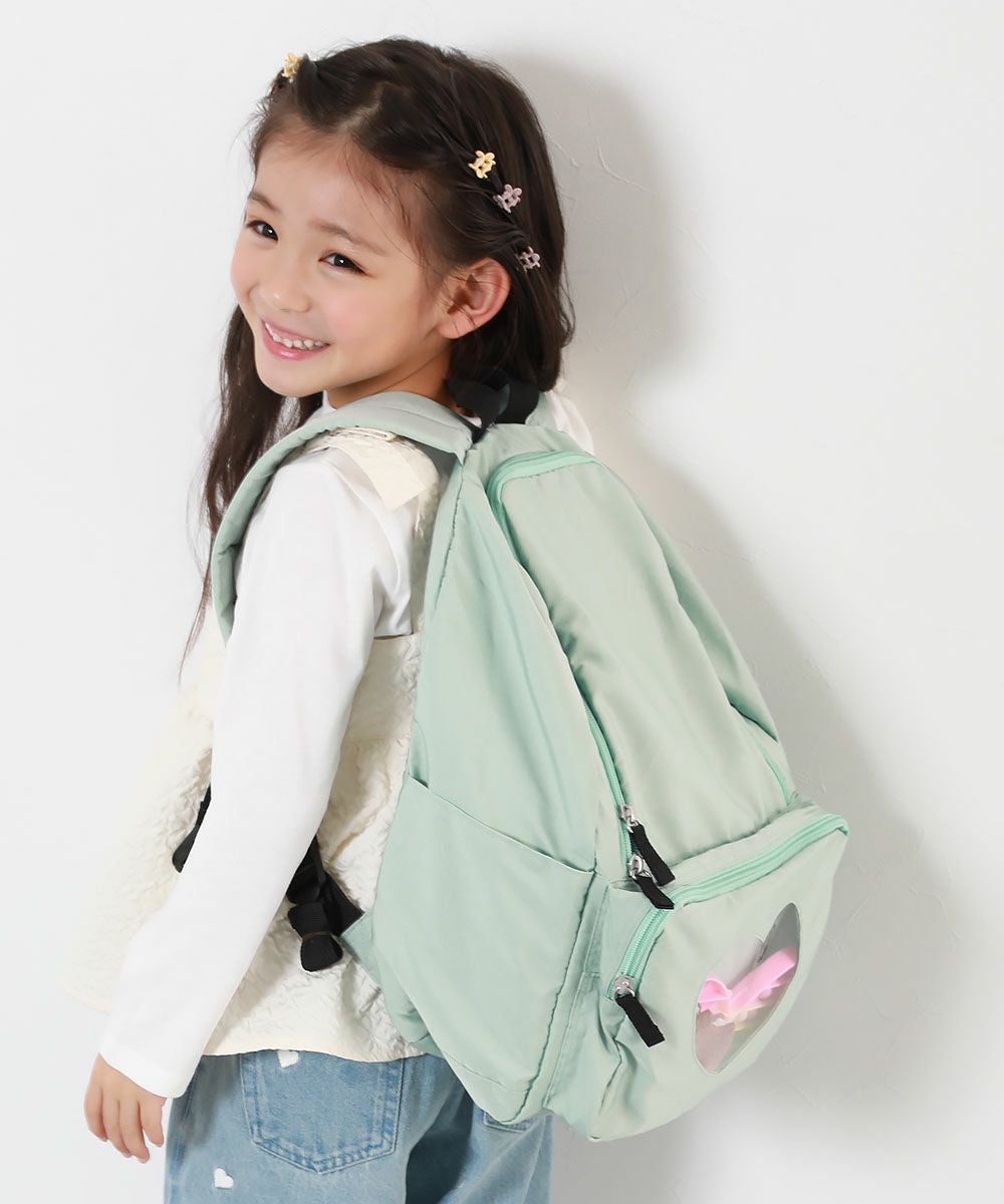 最大14%OFF】ミラー＆クリアポケット ガールズリュック | 子供服の通販