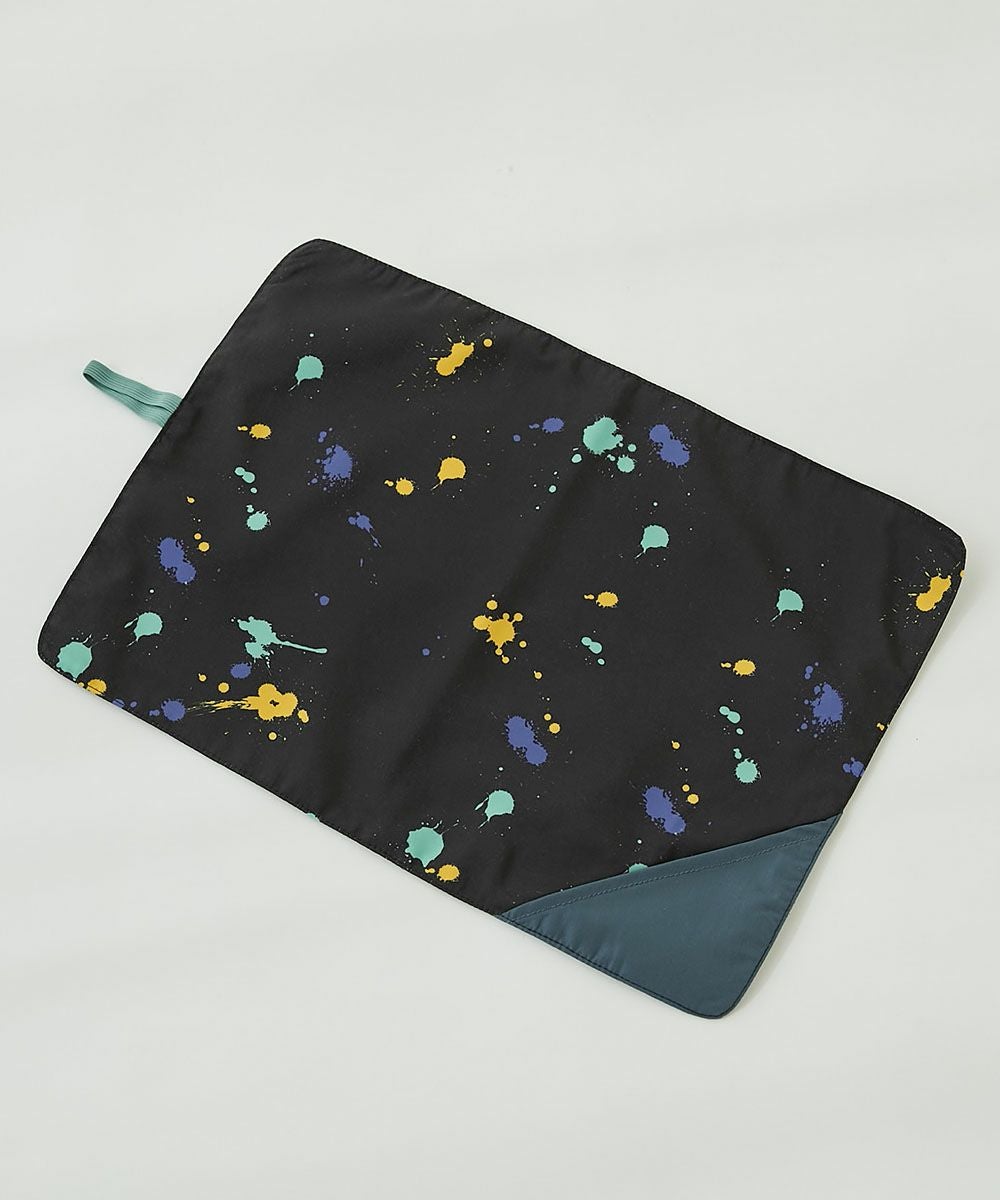 速乾 シワになりにくい 無地×総柄 リバーシブル ランチョンマット