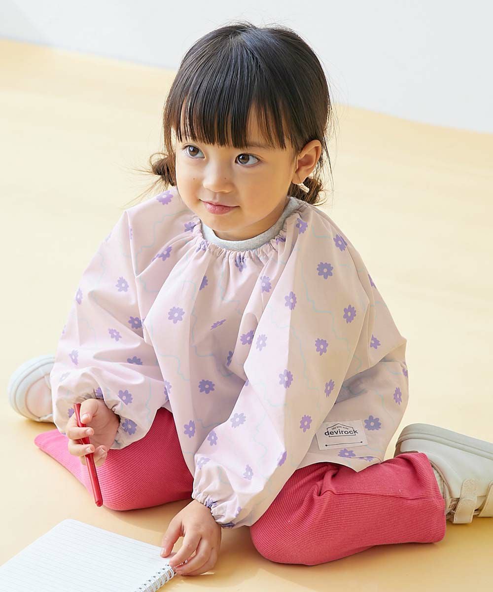 どっちも前 速乾 シワになりにくいスモック | 子供服の通販 デビロック