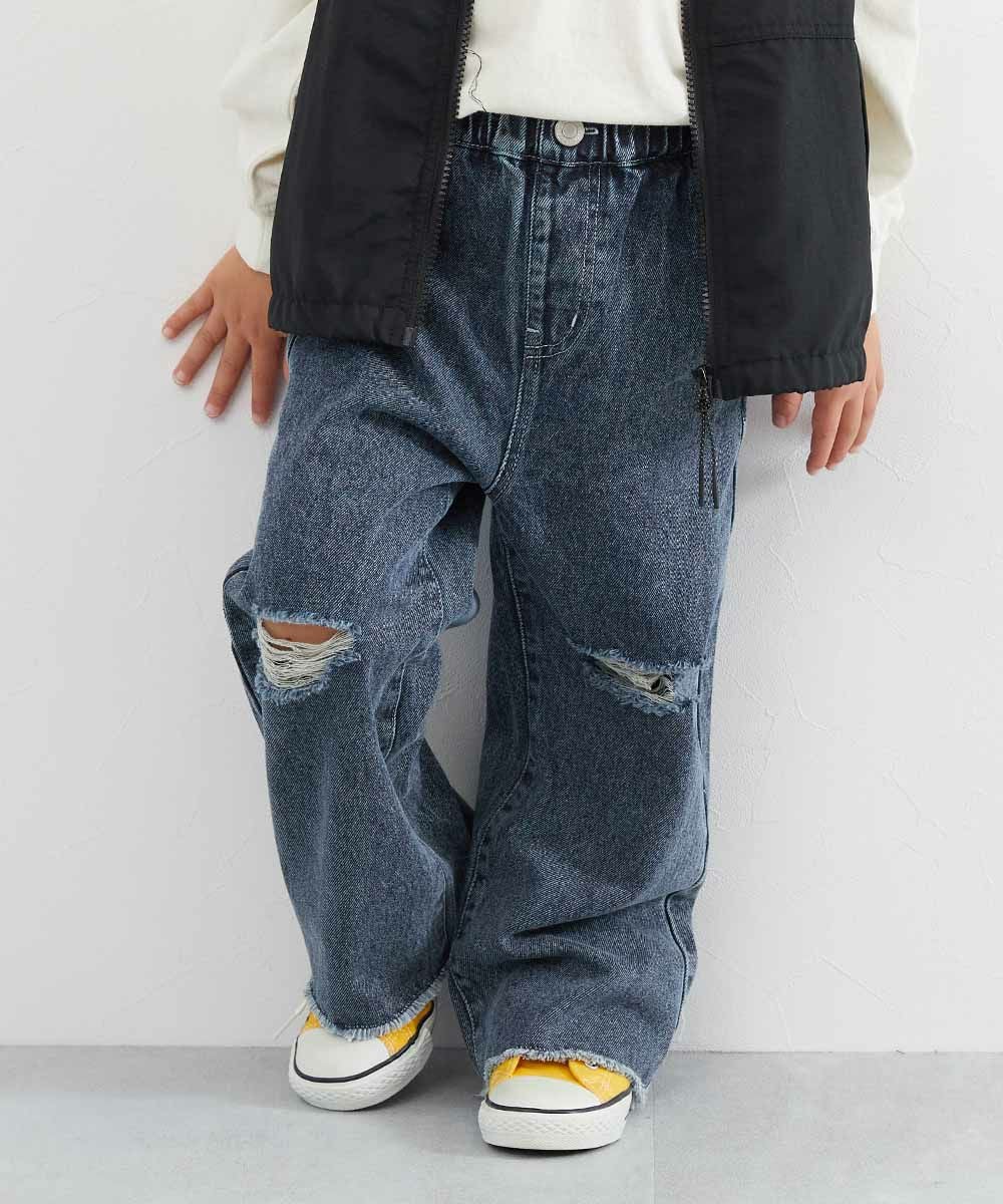 最大7%OFF】ケミカル ダメージ ストレートデニム | 子供服の通販 最大7%OFF】ケミカル ダメージ ストレートデニム | 子供服の通販