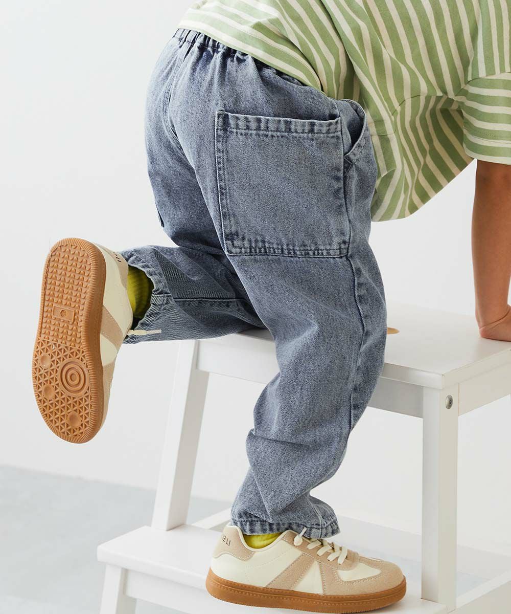 ダッドポケット ケミカルデニム ワークパンツ | 子供服の通販