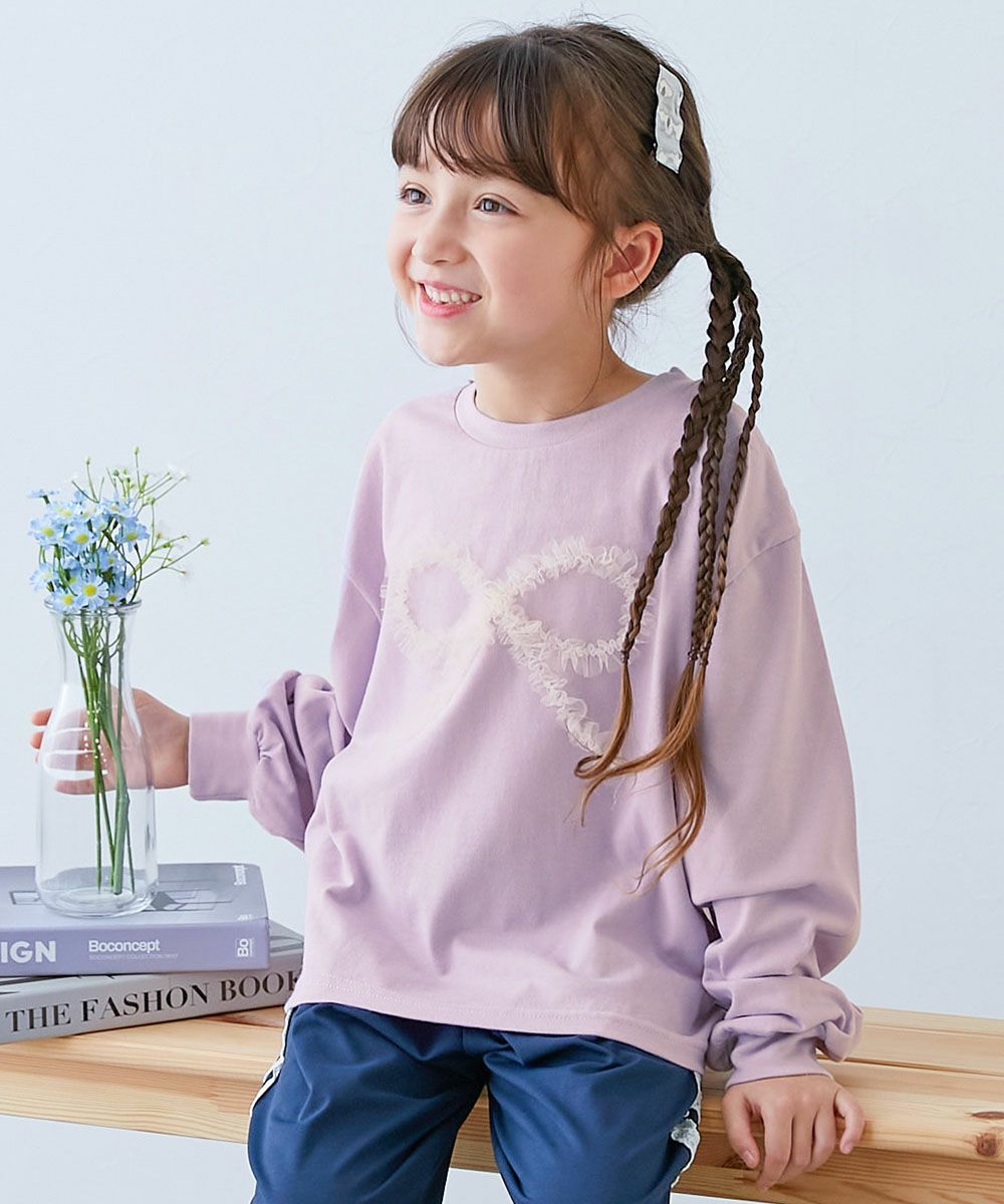 チュールモチーフ 長袖Tシャツ | 子供服の通販 デビロック公式サイト