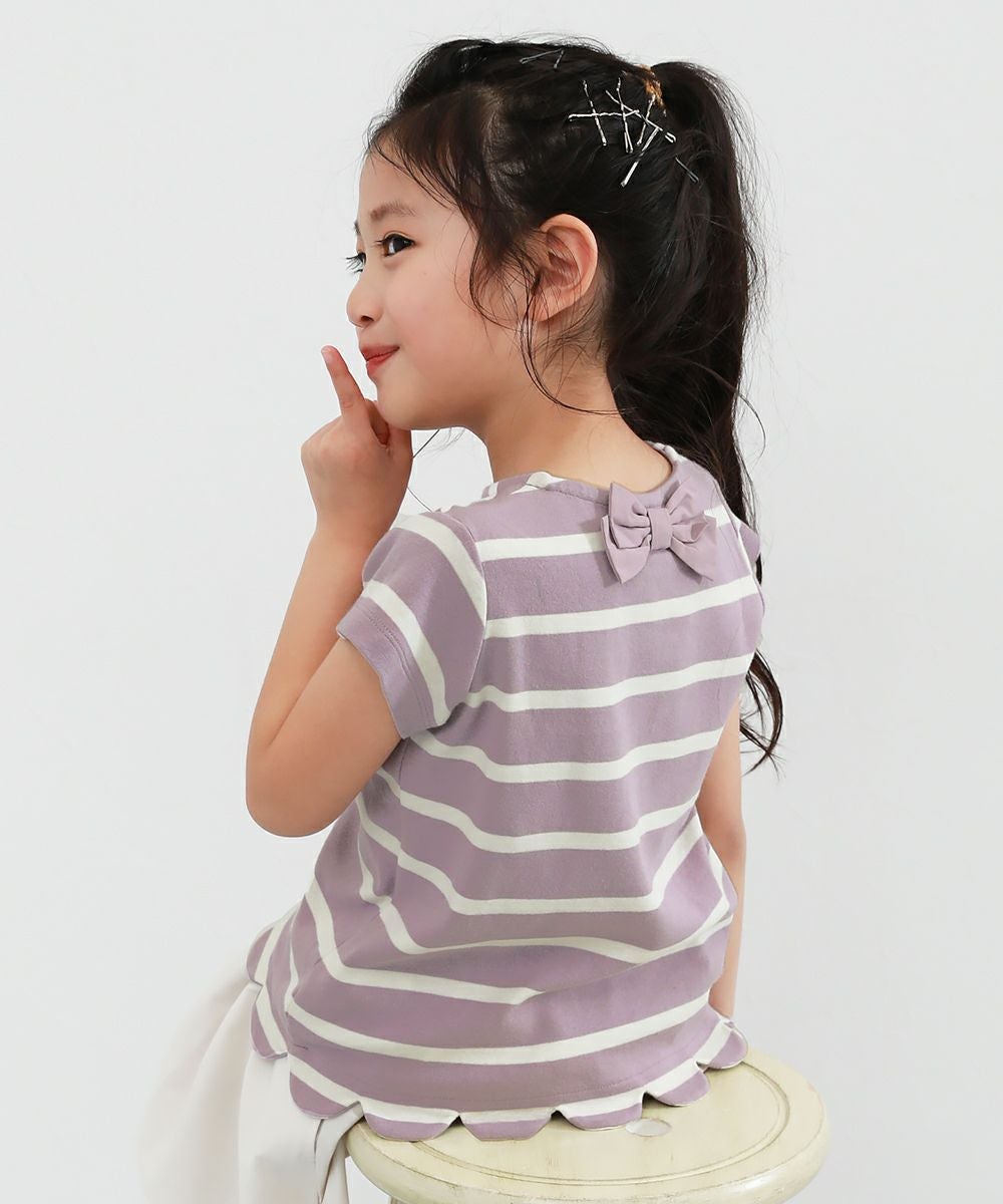 アウトレット SALE 56%OFF/返品不可】もちもちストレッチ 裾スカラップ