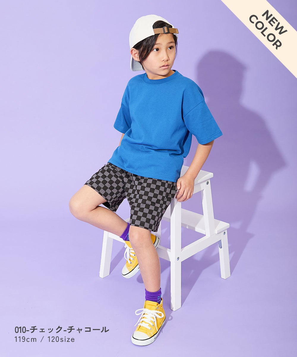 デザインいろいろ 無地ワンポイント&総柄 ミニ裏毛ハーフパンツ デザインいろいろ 無地ワンポイント&総柄 ミニ裏毛ハーフパンツ