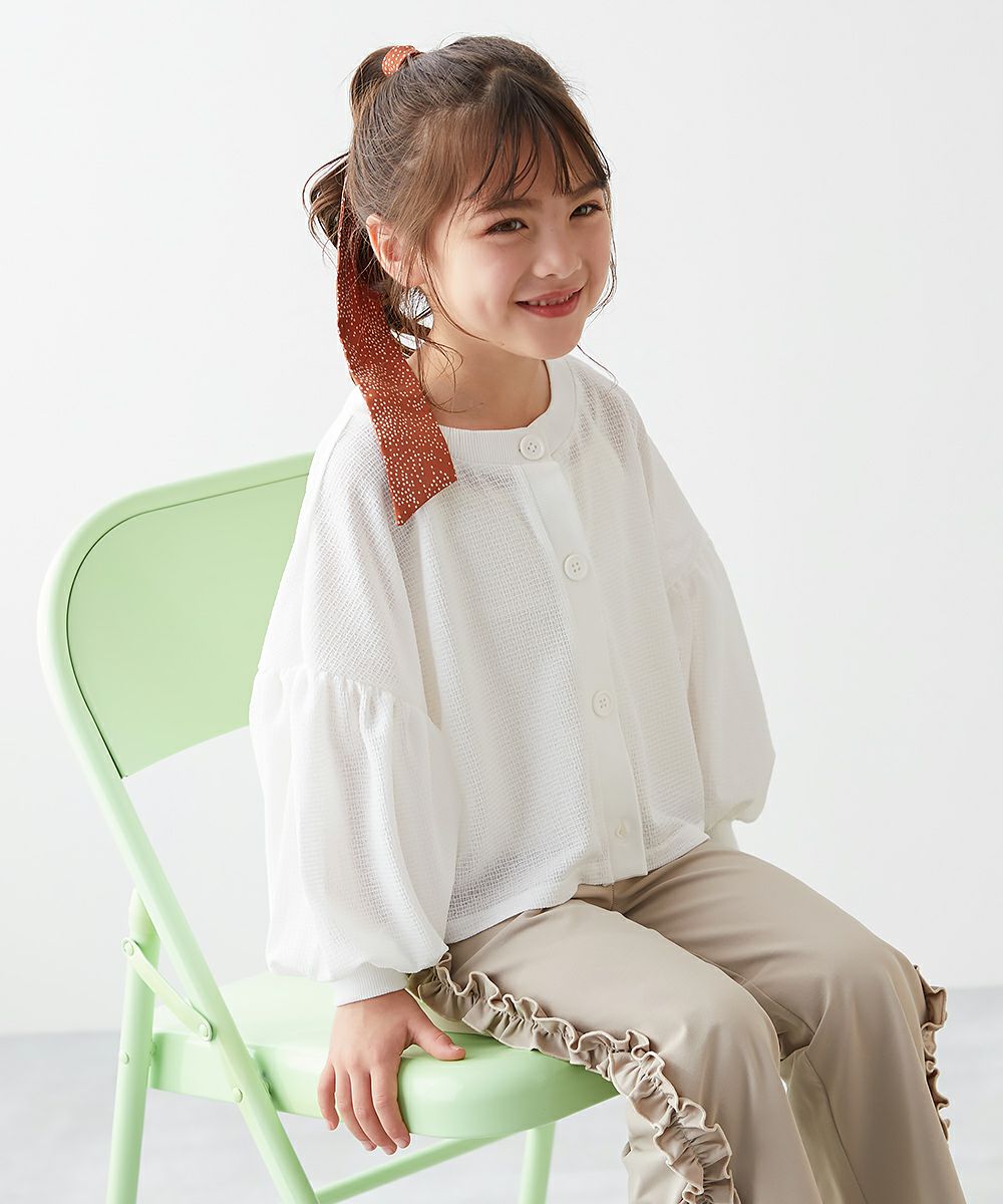 アウトレット SALE 70%OFF/返品不可】ガールズ ふわそで シアー