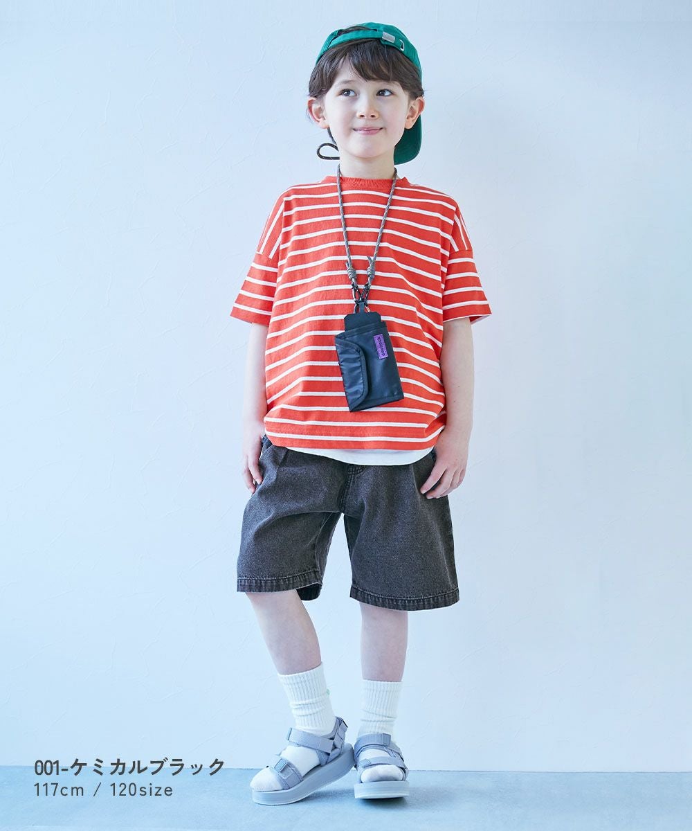 最大10%OFF】ライトオンスデニム ケミカルウォッシュ ハーフパンツ
