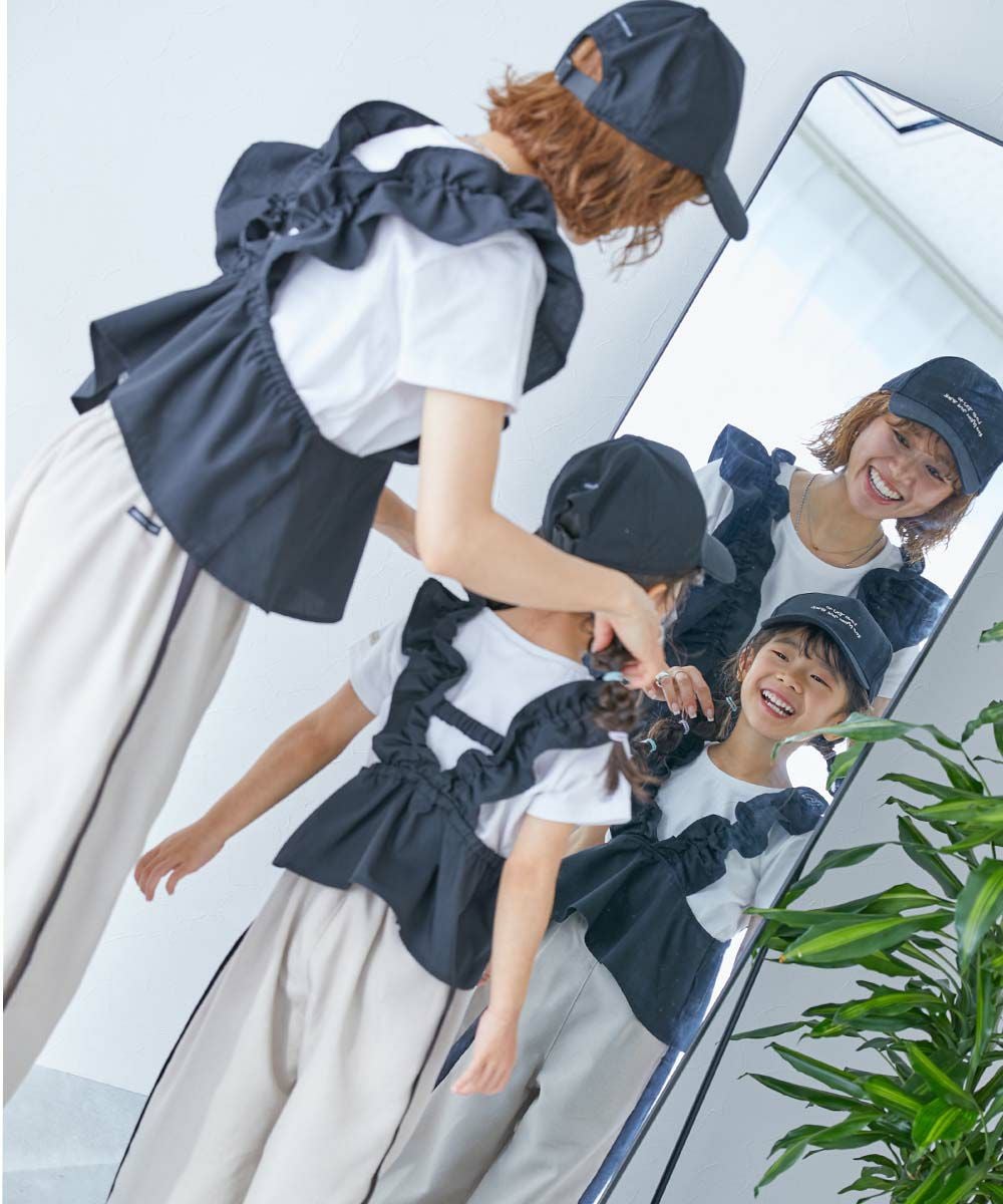 69%OFF】【makoコラボ】フリルビスチェ＆Tシャツセット | 子供服の通販