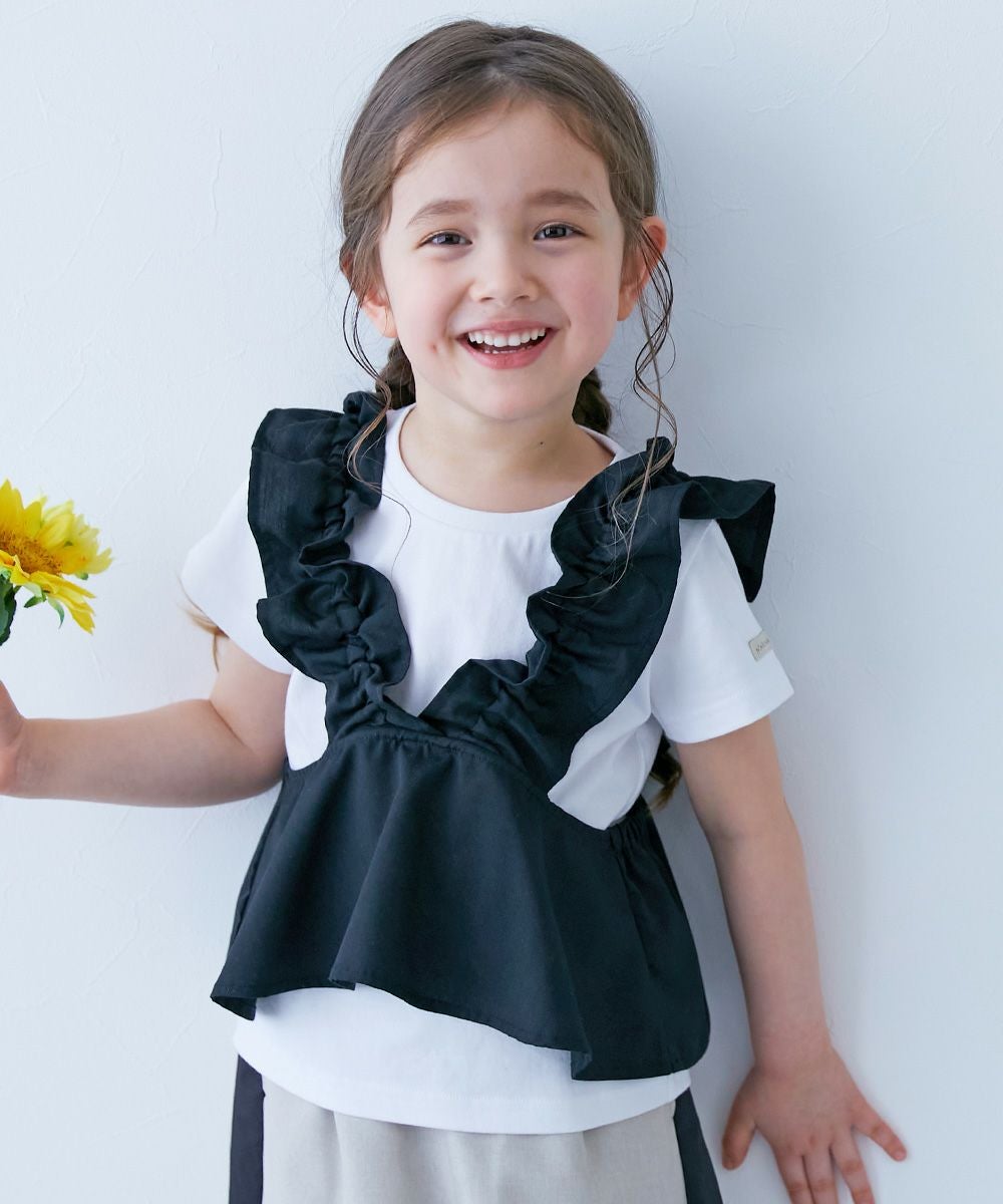 j 子供服22点セット 69%OFF】【makoコラボ】フリルビスチェ＆Tシャツセット | 子供服の通販