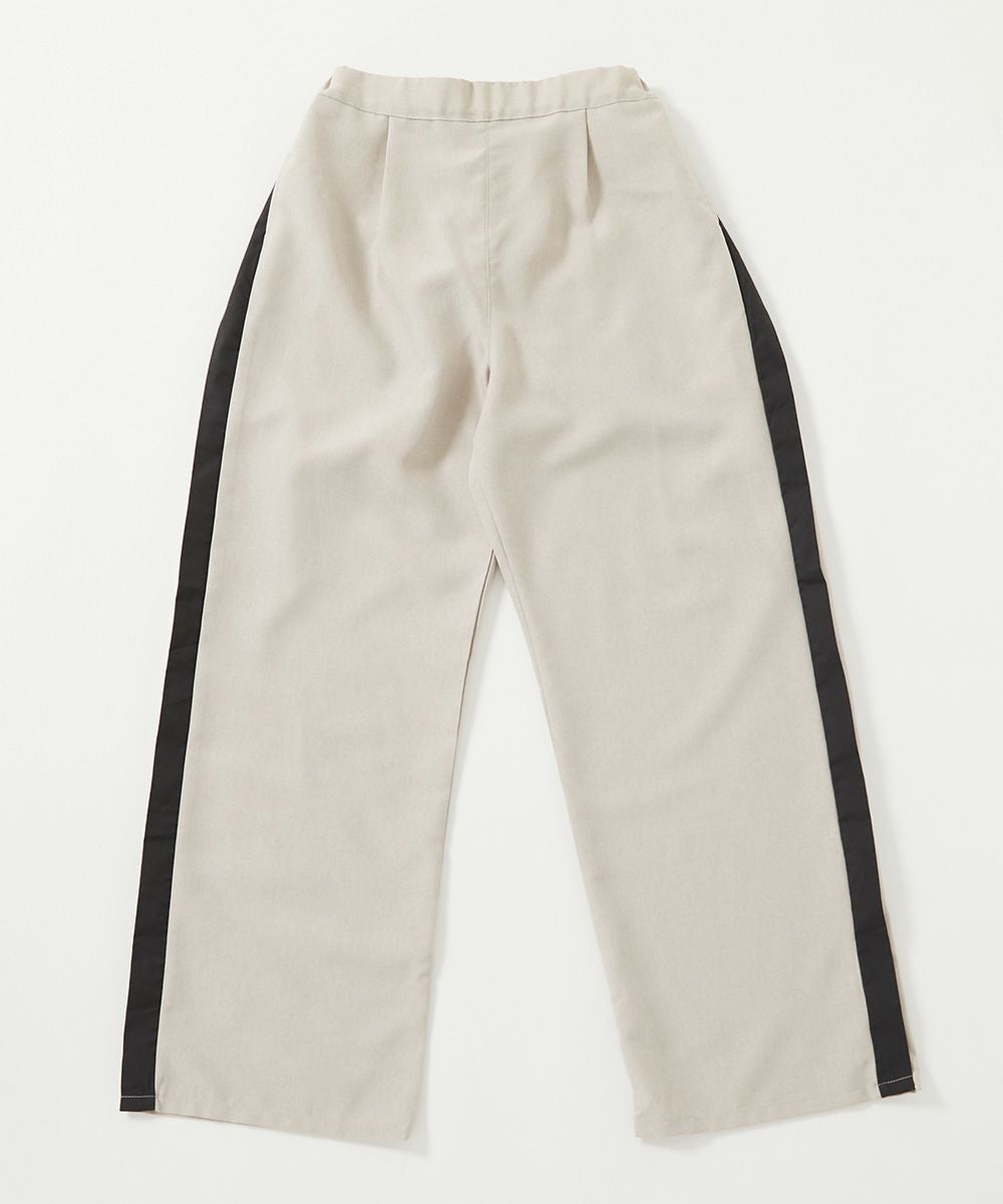 makoコラボ】大人用 リネン風ラインパンツ | 子供服の通販 デビロック