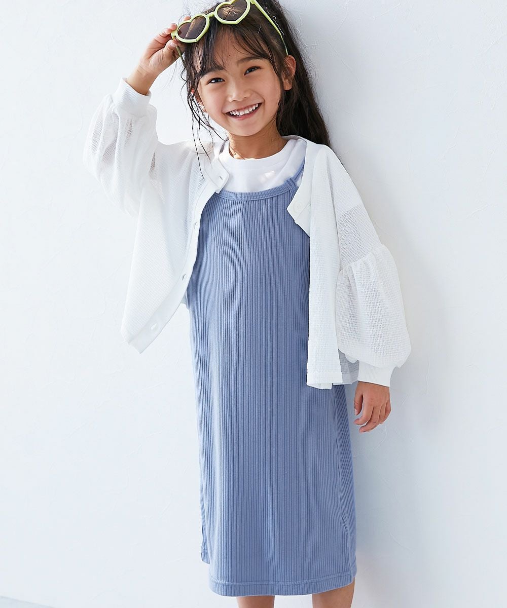 アウトレット SALE 70%OFF/返品不可】リブキャミワンピース&半袖T