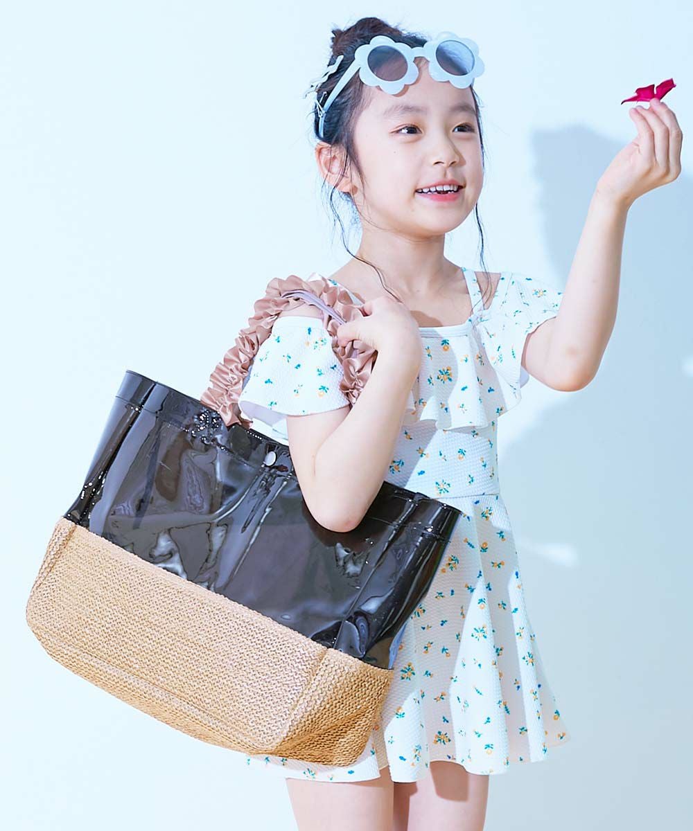 SALE ワンダフルワールド 綿ブロードピコフリル飾りバッグ 【公式通販】