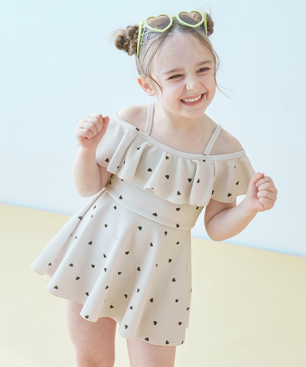 UVカット 2WAYで着られる ワンピース風 セパレート水着 | 子供服の通販