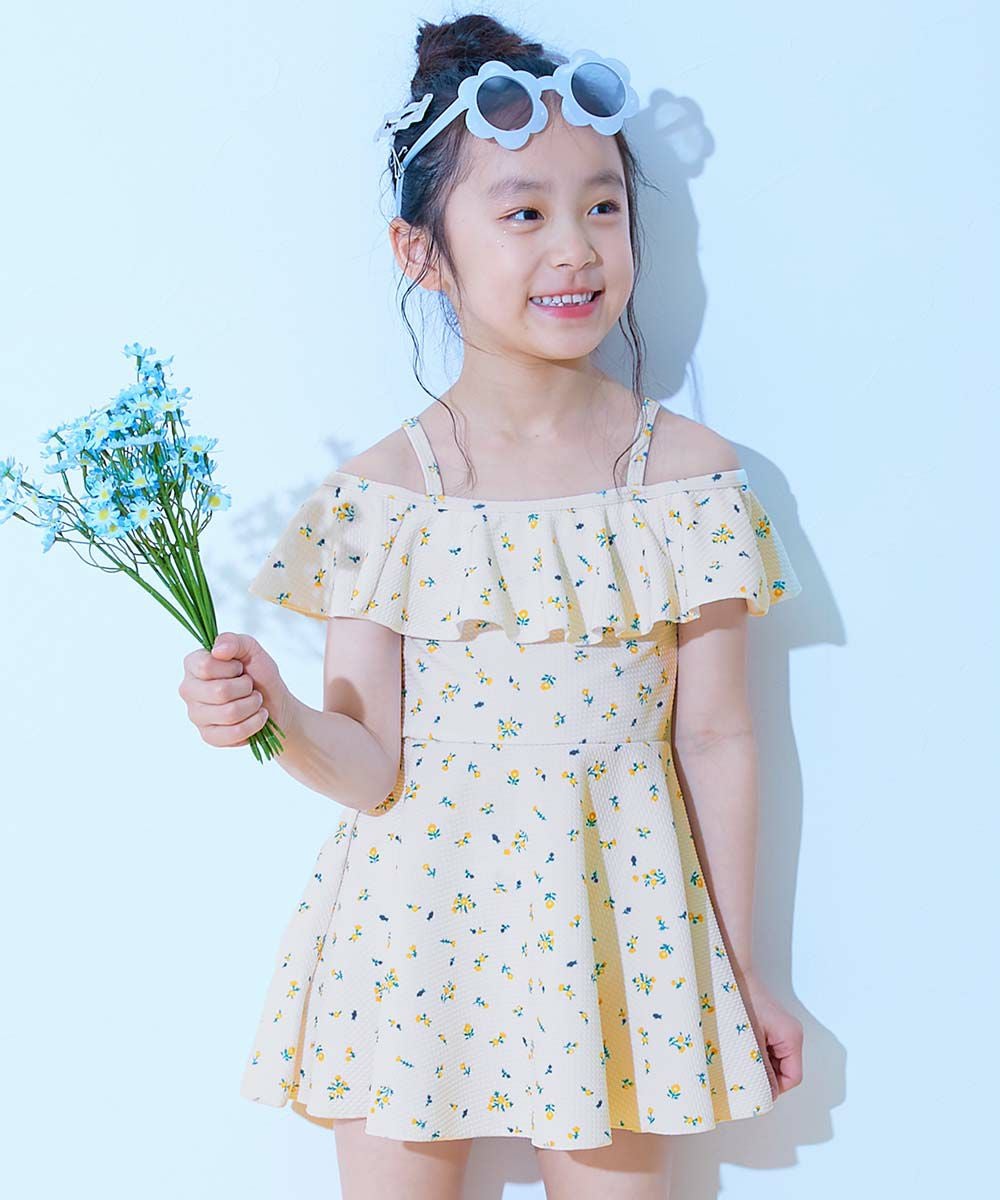 UVカット 2WAYで着られる ワンピース風 セパレート水着 | 子供服の通販