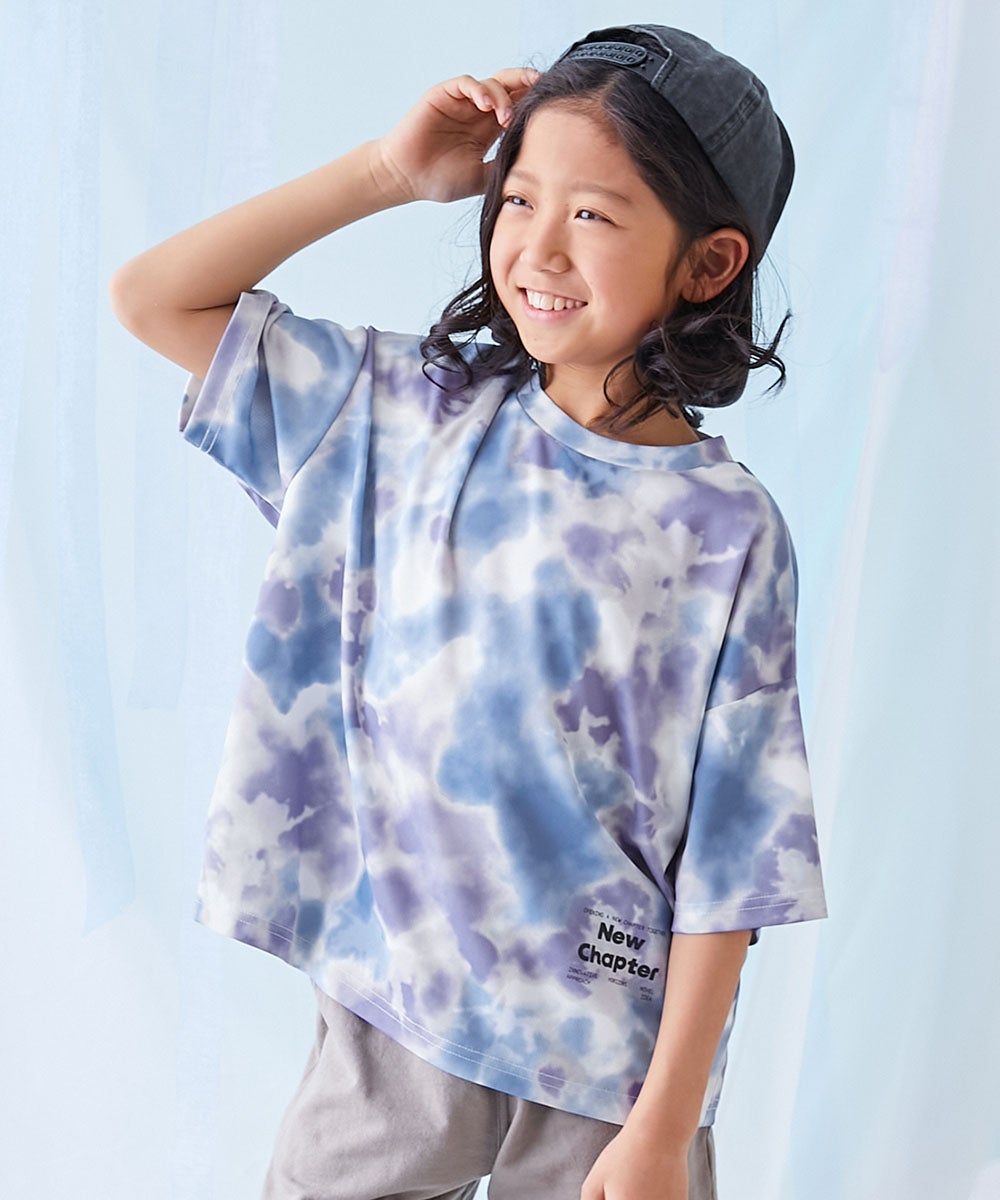 最大50%OFF】【涼感 サラッとメッシュ】タイダイTシャツ | 子供服の