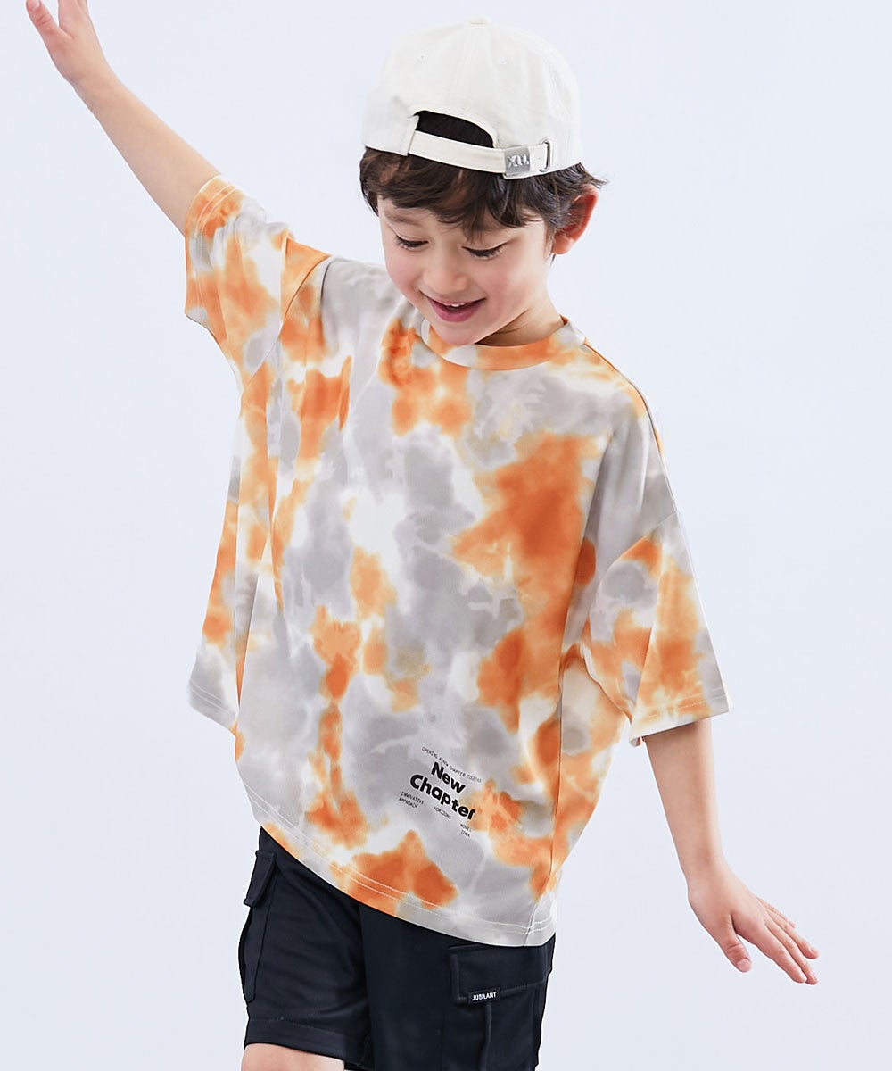最大50%OFF】【涼感 サラッとメッシュ】タイダイTシャツ | 子供服の