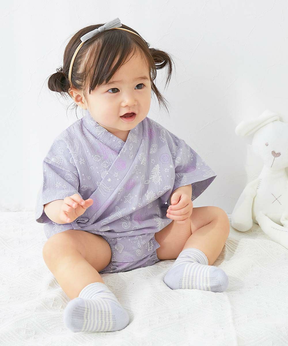 アウトレット SALE 46%OFF/返品不可】着心地やわらか おやすみ甚平 