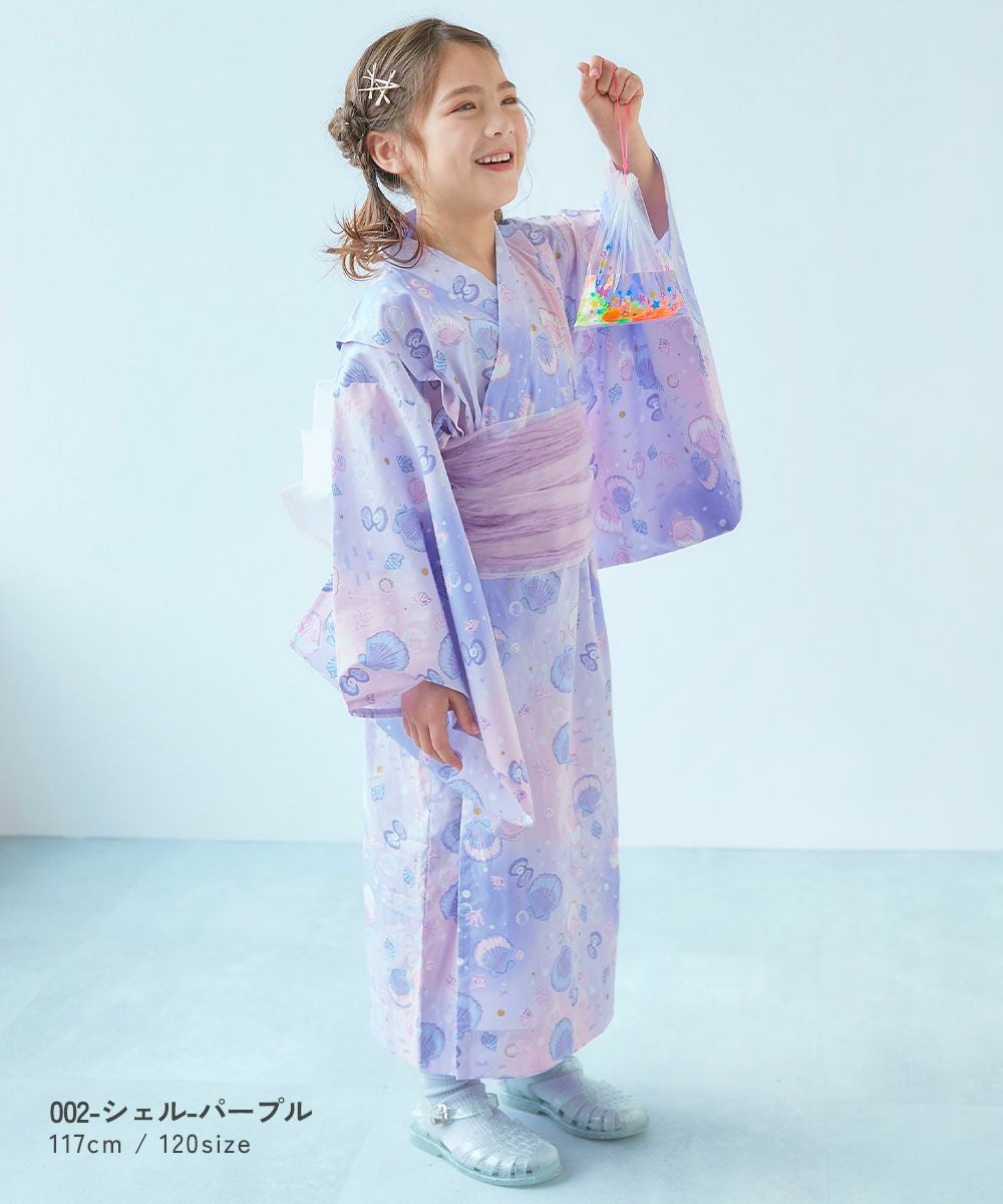 一点物　浴衣　コーマ地　ワンピ　ハンドメイド　ロング　着物　薄紫　雪輪　パステル アウトレット SALE 39%OFF/返品不可】着付け簡単 すぽっと着られる