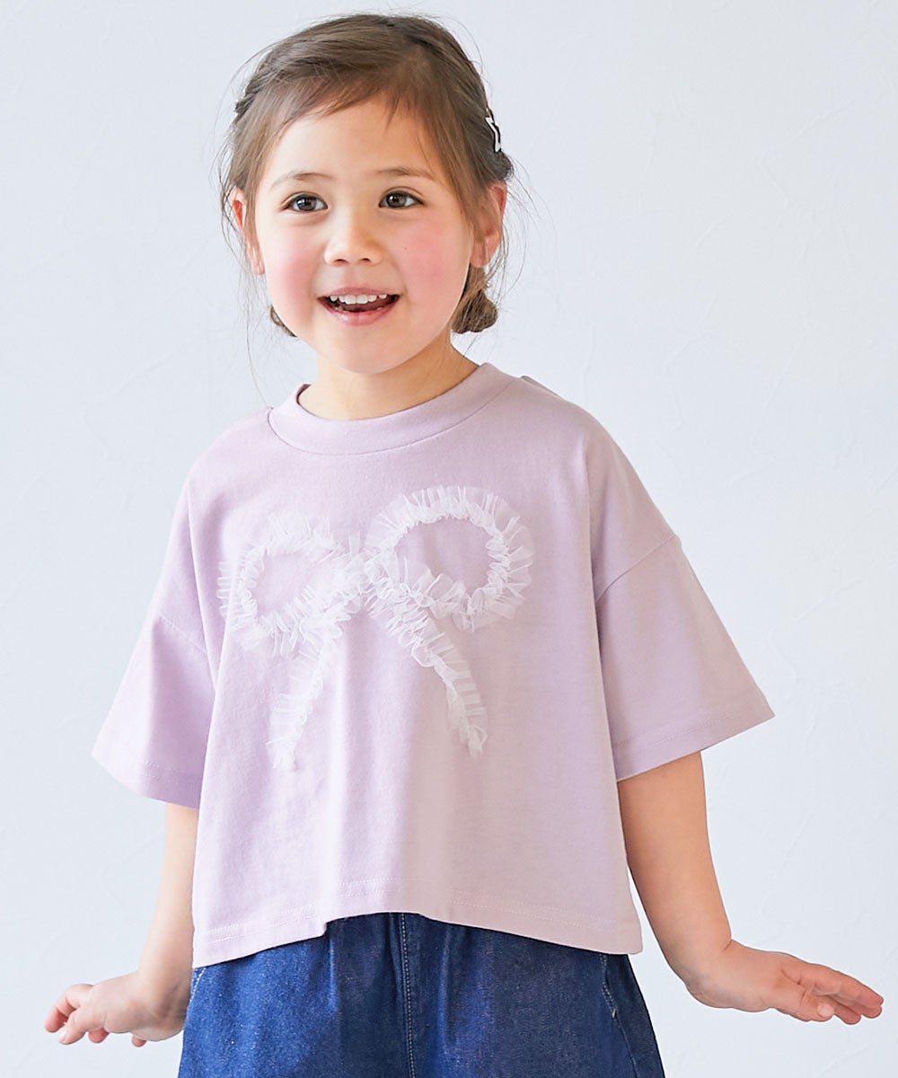 チュールモチーフ 半袖Tシャツ | 子供服の通販 デビロック公式サイト